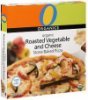 O Organics pizza stone baked, organic, roasted vegetable and cheese Calories