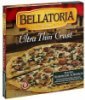 Bellatoria pizza ultra thin crust, roasted mushroom 'n spinach Calories