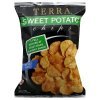 Terra plain sweet potato chips Calories