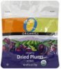 O Organics plums dried, pitted Calories