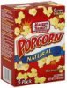 Market Basket popcorn natural Calories