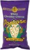 Kettle Krisp popcorn white cheddar cheese. Calories