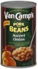 Van Camps pork and beans sweet onion Calories