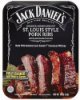 Jack Daniels pork ribs st. louis style Calories