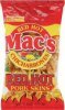 Mac's Chicharrones pork skins mac's red hot chicharrones Calories