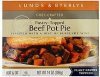 Lunds & Byerlys pot pie beef, pastry-topped Calories