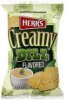 Herrs potato chips creamy dill flavored Calories