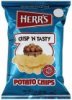 Herrs potato chips crisp 'n tasty Calories