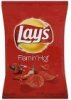 Lays potato chips flamin' hot flavored Calories