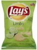 Lays potato chips flavored, limon Calories