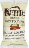 Kettle potato chips fully loaded baked potato Calories