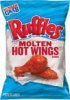 Ruffles potato chips molten hot wings Calories