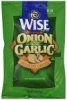 Wise potato chips onion & garlic flavored Calories