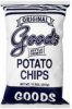 Goods potato chips original, kettle cooked Calories