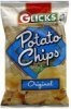Glicks Finest potato chips original Calories