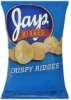 Jays potato chips ridges, crispy Calories
