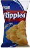 Great Value potato chips rippled Calories