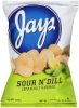 Jays potato chips sour n' dill Calories