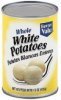 Better valu potatoes white, whole Calories