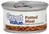 Great Value potted meat Calories