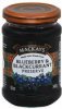 Mackays preserve blueberry and blackcurrant Calories