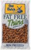 Old Dutch pretzels fat free thins mini Calories