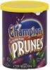 Champion prunes pitted dried plums Calories