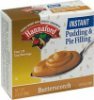 Hannaford pudding and pie filling instant, butterscotch Calories