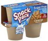 Snack Pack pudding sugar free, caramel Calories