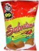 Sabritones puffed wheat snacks chile & lime, pre-priced Calories