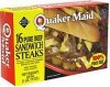 Quaker Maid pure beef sandwich steaks Calories
