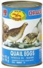 Dragonfly quail eggs whole in water Calories