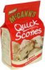 McCann's quick scones irish quick scones, fruit Calories