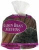 Natural Ovens Bakery raisin bran muffins Calories