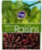 Kroger raisins seedless Calories