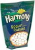 Harmony raisins yogurt flavored Calories