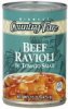 Midwest Country Fare ravioli beef, in tomato sauce Calories
