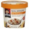 Quaker real medley's peach almond oatmeal Calories