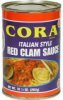 Cora red clam sauce italian style Calories