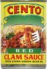 Cento red clam sauce Calories