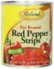 Roland red pepper strips fire roasted Calories