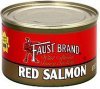Faust red salmon wild alaska fancy sockeye Calories