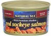 Natural Sea red sockeye salmon wild premium alaskan Calories