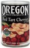 Oregon Fruit Products red tart cherries pitted in water Calories