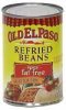 Old El Paso refried beans fat free, spicy Calories