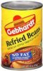 Gebhardt refried beans mexican style Calories