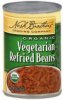 Nash Brothers Trading Company refried beans organic, vegetarian Calories