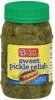 Clear Value relish sweet pickle Calories
