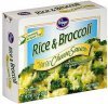 Kroger rice & broccoli in low fat cheese sauce Calories