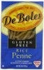 DeBoles rice penne gluten free pasta Calories